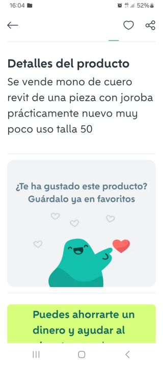 Mono piel Revit! - Talla 50