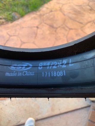 2 Ruedas 8x1/2x2 para patinete electrico.