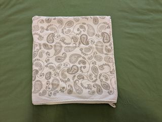 Telo doccia IKEA - bianco e grigio