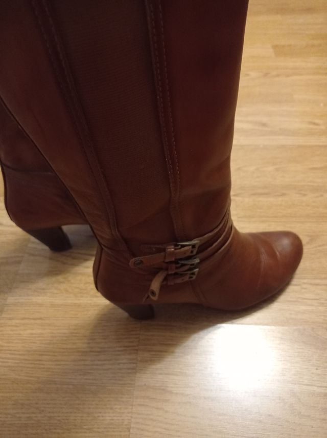 Botas Marrón Piel Mujer