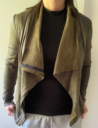 Chaqueta Zara verde oliva - Talla 4