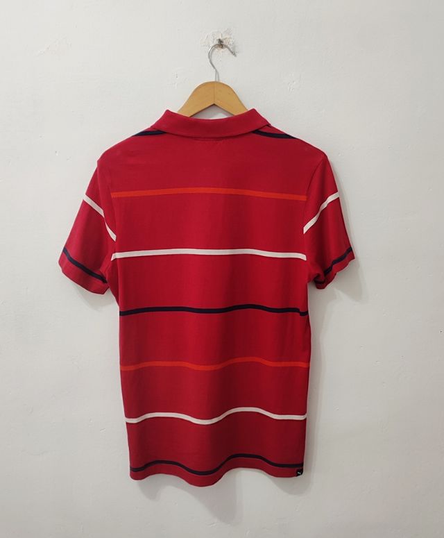 Polo algodón rojo hombre Puma Talla S