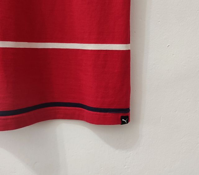 Polo algodón rojo hombre Puma Talla S