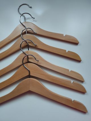 5 Perchas Madera Niño - Infantiles