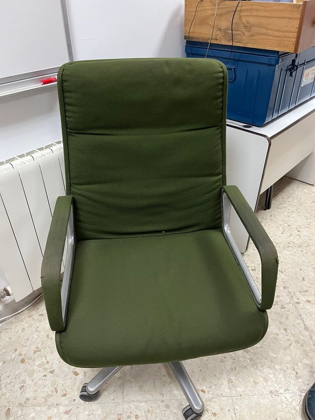 Silla oficina giratoria verde