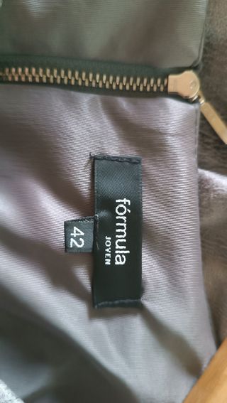 Vestido Fórmula gris talla 42