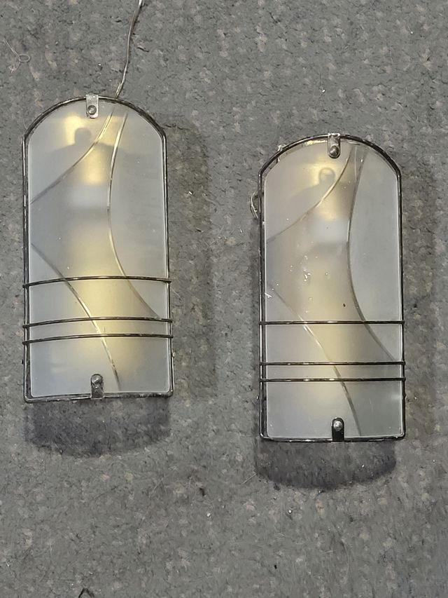 Apliques pared dorados - 4uds