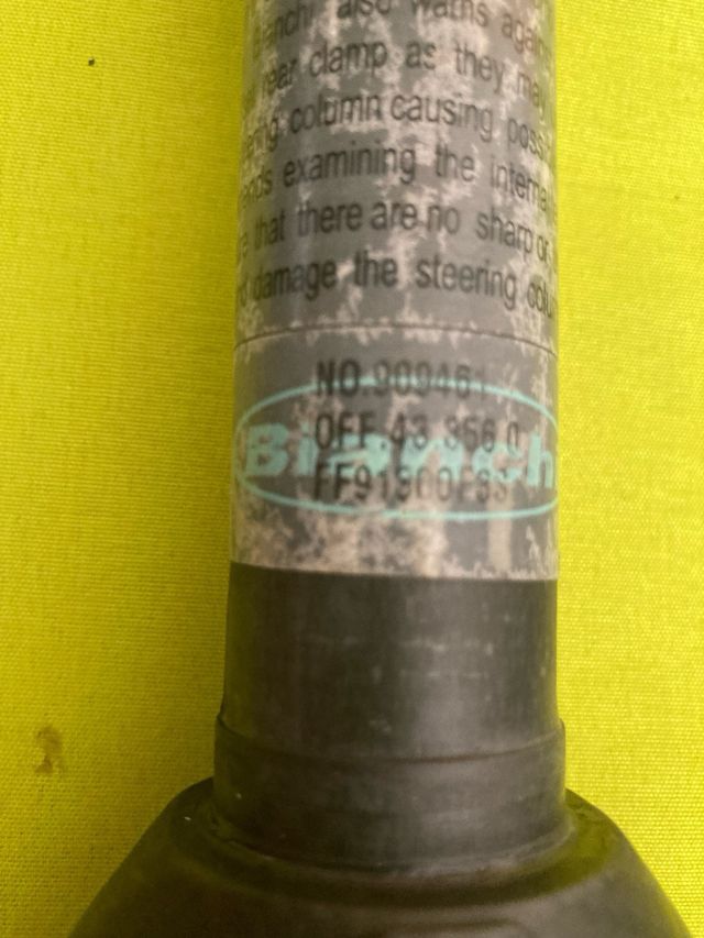 Horquilla Carbono Bianchi XL Full 28,6 x21cm