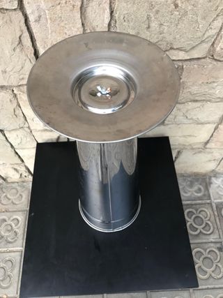 Paraguero vintage antiguo metálico