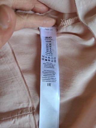 Liu Jo vestito lungo in misto seta NUOVO