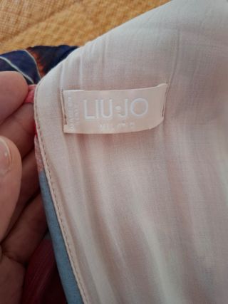 Liu Jo vestito lungo in misto seta NUOVO