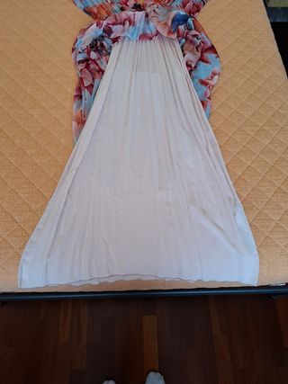 Liu Jo vestito lungo in misto seta NUOVO