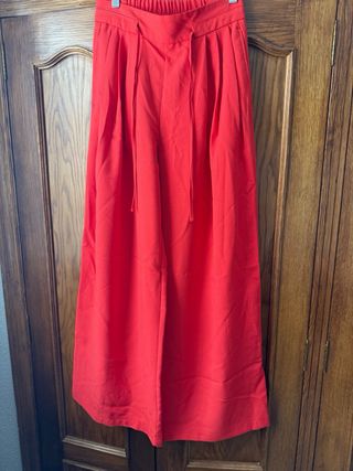 Pantalones Culotte Rojos