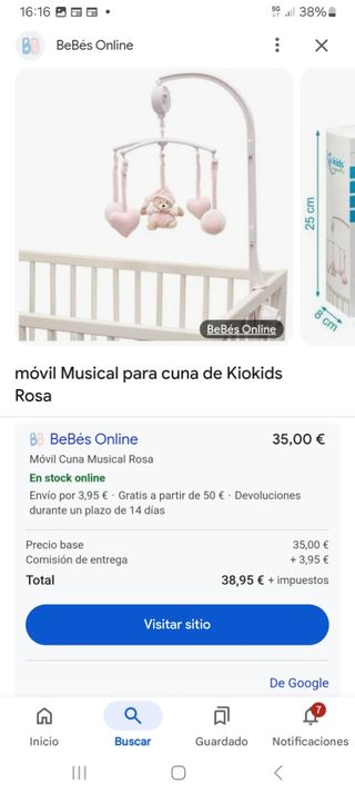 Carrusel musical cuna