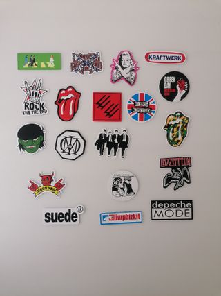 100 Autocolantes Rock Pop Moda Música Pegatinas