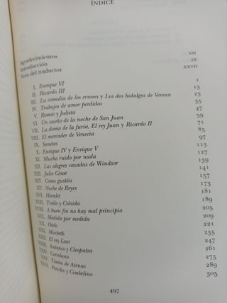 TRABAJOS AMOR DISPERSOS CONFERENCIAS SHAKESPEARE