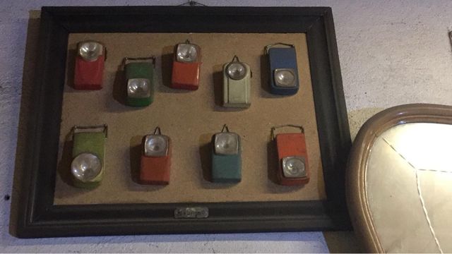 Torcia elettrica antica - 8 pezzi