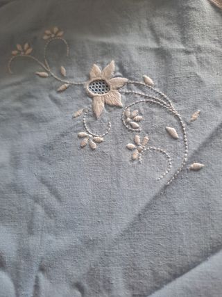Juego sábanas bordadas cama 135