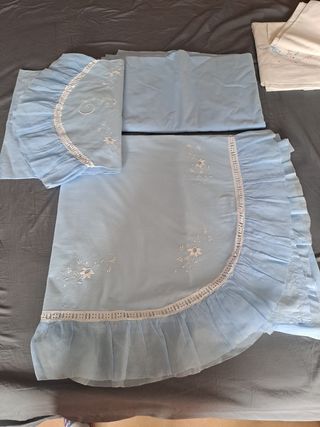 Juego sábanas bordadas cama 135