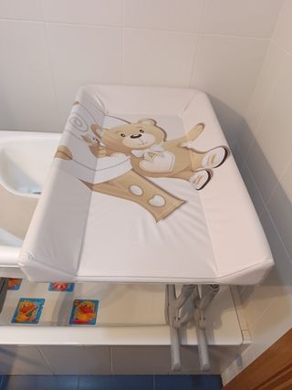 Bañera bebé + cambiador