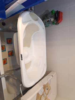 Bañera bebé + cambiador