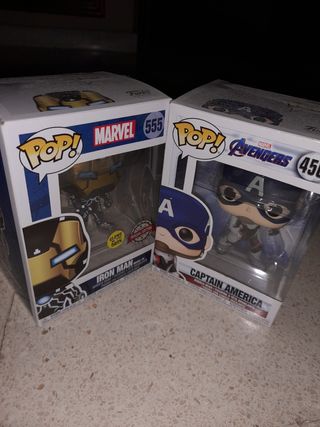 Funko Pop! Marvel Iron Man & Capitán América