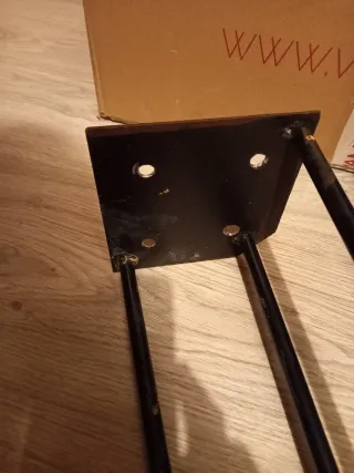 Mesa consola alta - patas forja