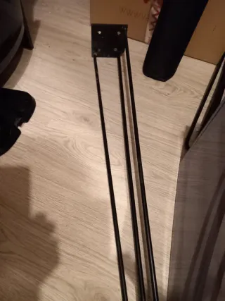 Mesa consola alta - patas forja