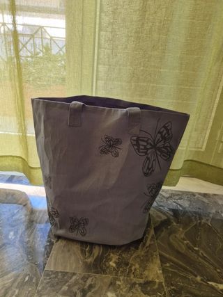 Borsa contenitore canvas