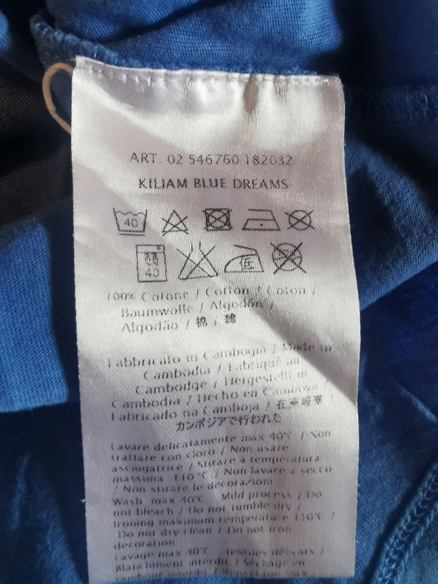 T-shirt Gas blu taglia S donna