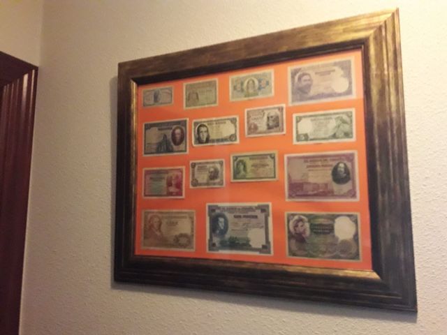 Banconote spagnole antiche - Tabella