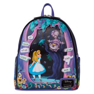 Loungefly Alicia Alice Disney mochila lenticular