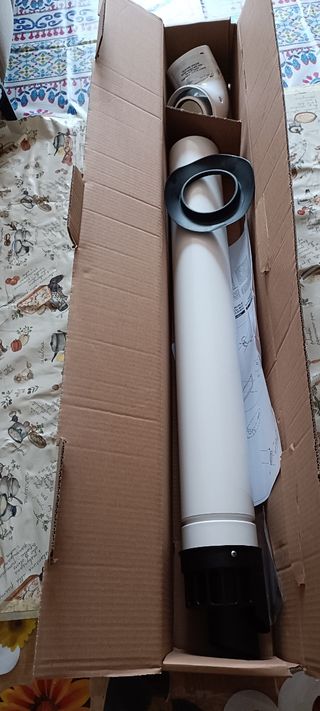 Codo y tubo caldera actual. Nuevo a estrenar. Roca