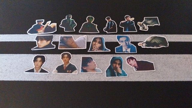 Stray Kids solo stickers - tagliati a mano