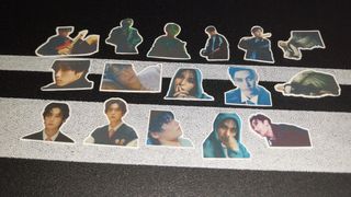 Stray Kids solo stickers - tagliati a mano