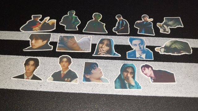 Stray Kids solo stickers - tagliati a mano