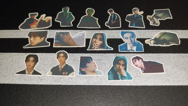 Stray Kids solo stickers - tagliati a mano