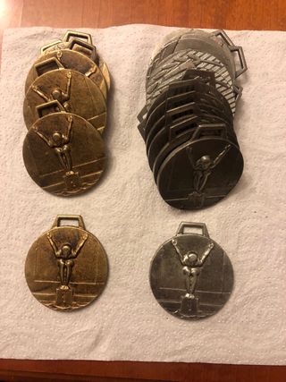 Medallas deportivas vintage - bronce