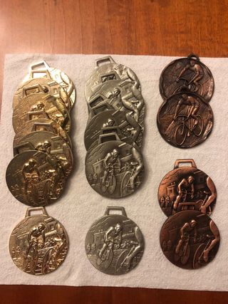 Medallas deportivas vintage - bronce