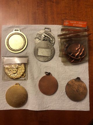 Medallas deportivas vintage - bronce