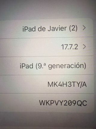iPad Air 10.2" 256GB WiFi+Cellular. En su caja