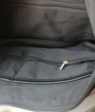 Bolso bandolera negro - Piel sintética