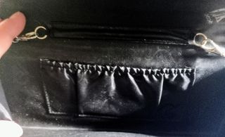 Bolso negro hombro cadena