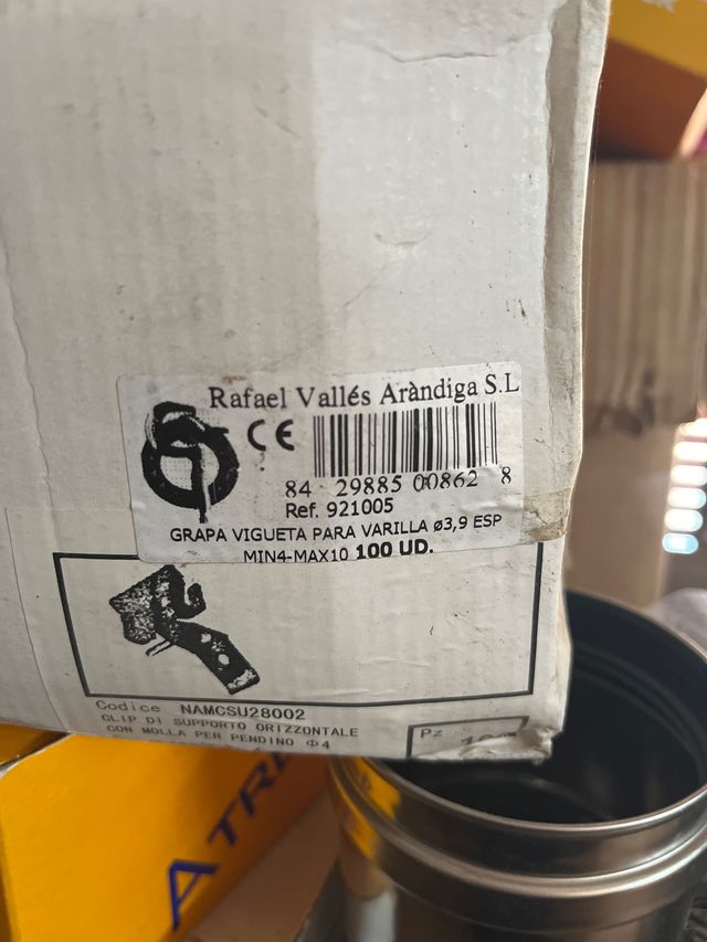 Grapa Vigueta para Varilla Ø3-9