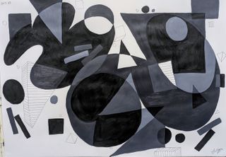 Cuadro ORIGINAL abstracto moderno grande arte