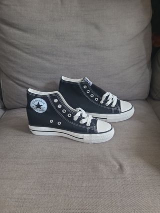 Converse negras  lona- Botas altas - Talla 38