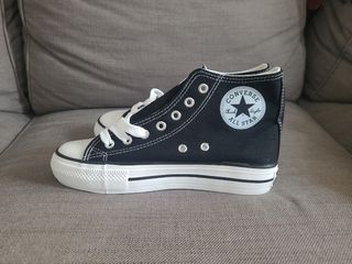 Converse negras  lona- Botas altas - Talla 38