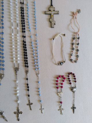 Rosari assortiti varie misure e materiali