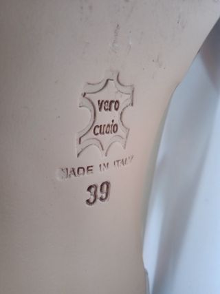 Scarpe Claudia beige e bronzo Tg.39