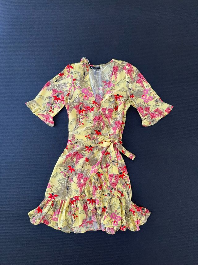 Vestido Zara estampado flores